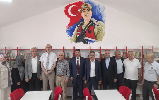Erenler'de şehit kütüphanesi açıldı