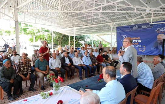 Başkan Yapar, Yaylacık Mahallesi'nde vatandaşlarla bir araya geldi