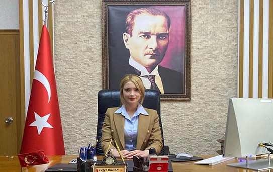 Burdur'un ilk kadın vali yardımcısı Tuğçe Orhan
