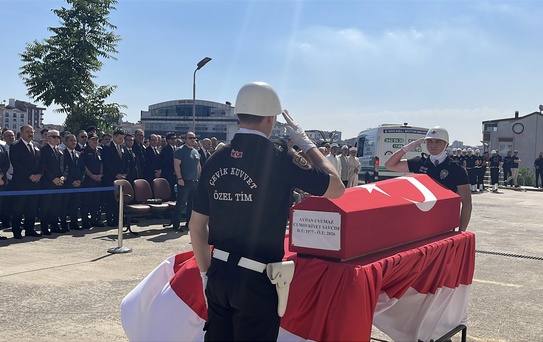 Duruşmada hayatını kaybeden savcı için hüzünlü tören