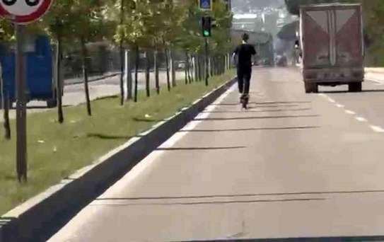 Bursa'da Elektrikli Scooterla Ölümle Dans