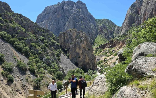 Kazankaya Kanyonu'nun daima gezilen ve ziyaretçi alan turizm merkezi olması hedefleniyor