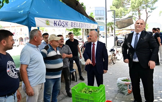 Vali Varol, Köşk'te Yerel Üretimi İnceledi