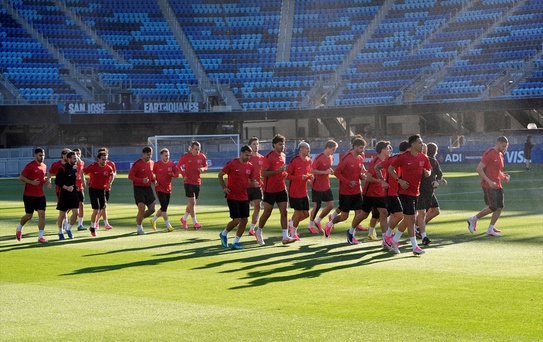 A Milli Takım Paraguay'a Hazırlanıyor