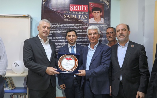 Şehit Güvenlik Korucusu Adına Kütüphane Açıldı