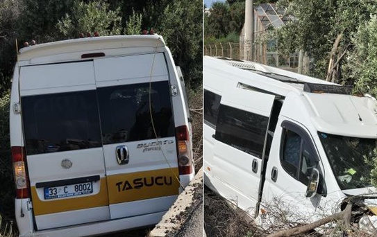 Yolcu minibüsünde dehşet anları: Kaçırdığı minibüsle kaza yapıp öldü