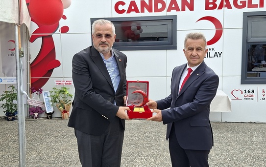 Bafra'da Kızılay Kan Alma Birimi Açıldı