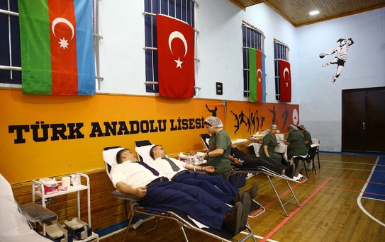Bakü'de Kan Bağışı Kampanyası