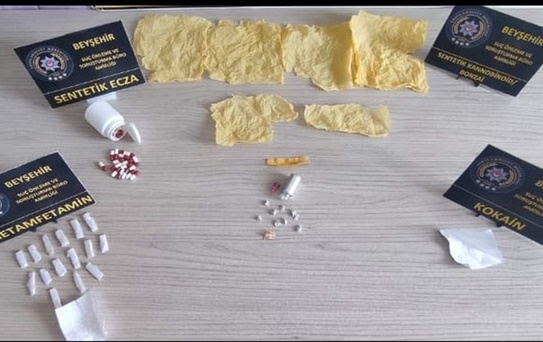 Beyşehir’de Uyuşturucu Operasyonu: 3 Gözaltı