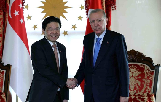 Erdoğan, Singapur Başbakanı Wong'u kabul etti