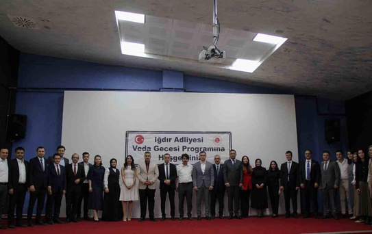 Iğdır'da Hakim ve Savcılara Veda Yemeği