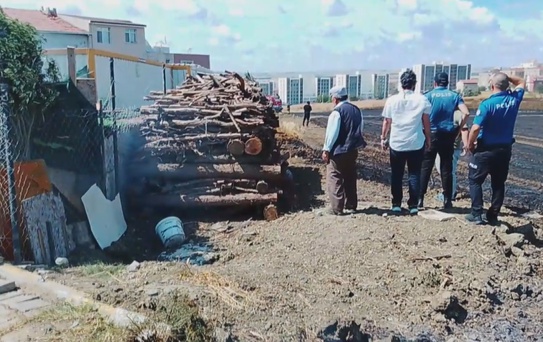 Silivri'de Yangın: Gecekondu Tehlikede