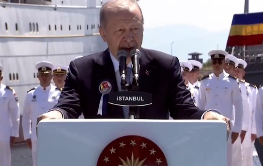 Cumhurbaşkanı Erdoğan: Türkiye, tarihinde ilk kez bir NATO ve AB üyesi ülkeye savaş gemisi ihraç etti