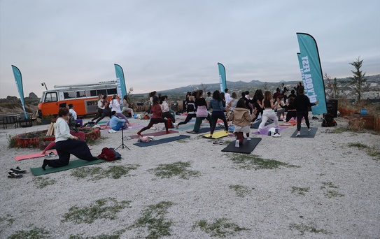 Kapadokya'da Yoga Günü Kutlandı