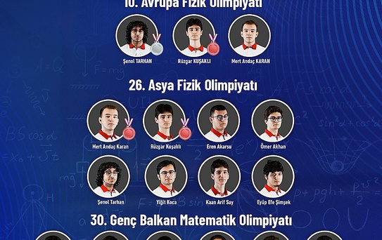 Türkiye Bilim Olimpiyatları'nda Başarı