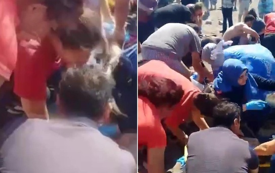 Babalar Günü'nde sahilde can pazarı: Baba ve 2 çocuğu boğulma tehlikesi geçirdi