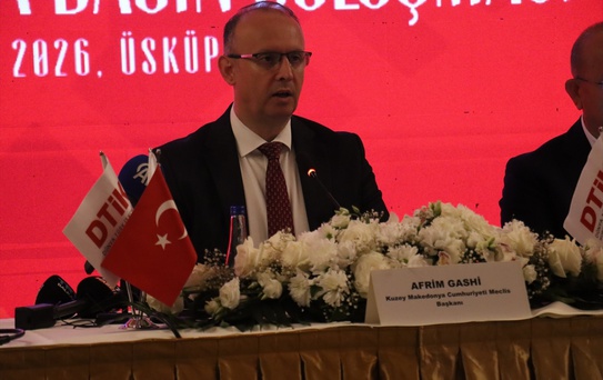DTİK Üsküp'te basın buluşması düzenledi