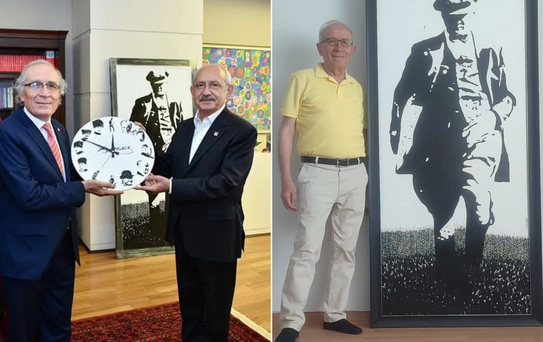 Ressam Hamza Saykan CHP'ye verdiği Atatürk tablolarını geri aldı