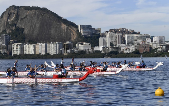 Ejderha Teknesi Yarışları Rio'da Yapıldı