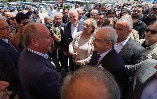 Ankara'da olaylı cenaze! İnce ve Kılıçdaroğlu yıllar sonra aynı karede