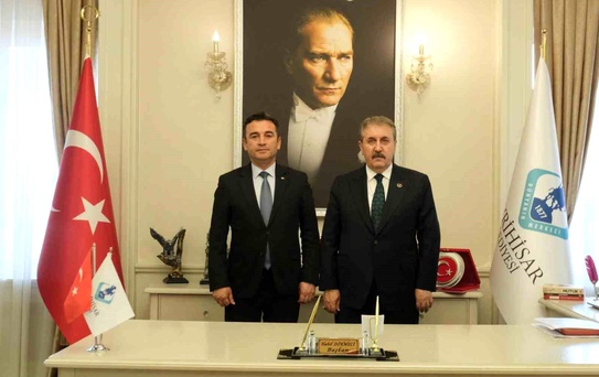 BBP Genel Başkanı Mustafa Destici'den Başkan Dökmeci'ye ziyaret