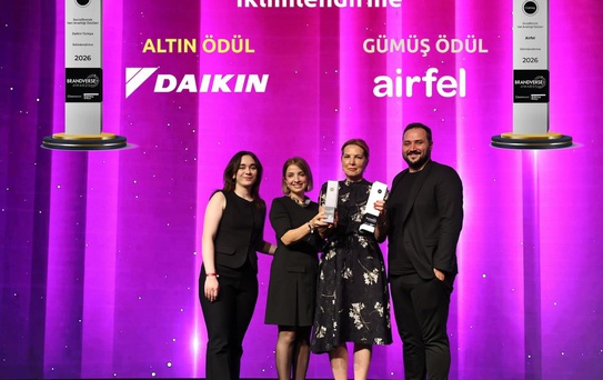 İklimlendirme sektörünün zirvesi Daikin, Brandverse Awards'tan çifte ödülle döndü