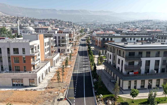 Kahramanmaraş'ın Azerbaycan Mahallesi asfaltlanıyor