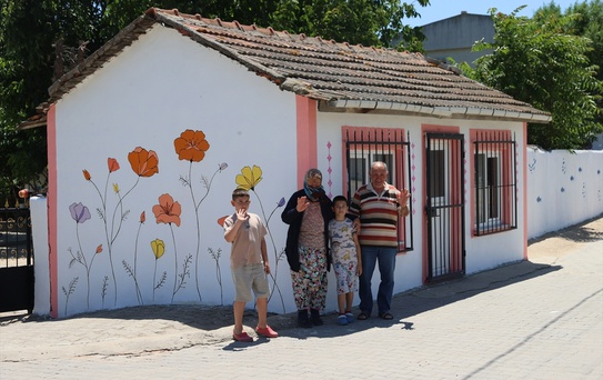 Sultaniçe'de Çiçek Enez Projesi Tamamlandı
