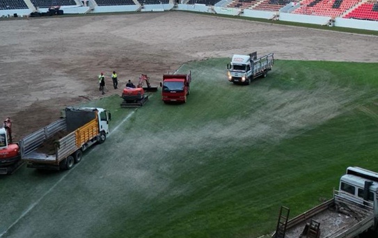Süper Lig'in yeni stadı, sezona hazırlanıyor