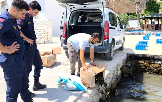 Söke'de 60 kg Yengeç Ele Geçirildi
