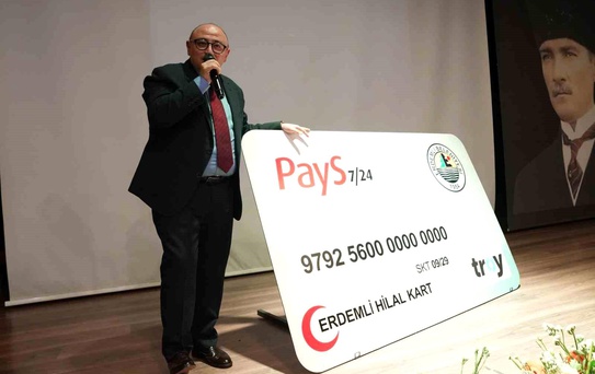 Erdemli Belediyesi Hilal Kart'ı hizmete sundu