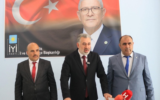 İYİ Parti Bölge Koordinatörü Kılıç'tan Kilis'te miting çağrısı