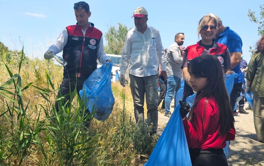 Kesikköprü'de Çevre Temizliği Etkinliği