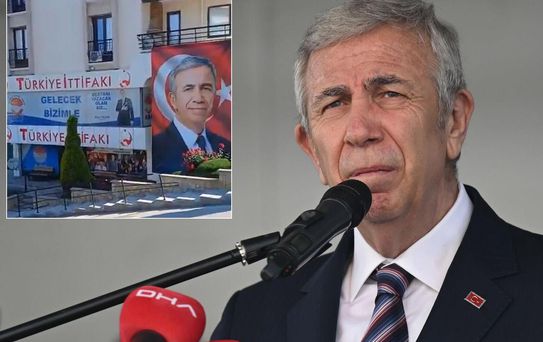 Mansur Yavaş cephesinden ABP binasına asılan pankartla ilgili açıklama