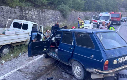 Milas'ta trafik kazası: 2 yaralı