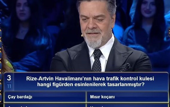 Rize-Artvin Havalimanı'nın hava trafik kontrol kulesi hangi figürden esinlenilerek tasarlanmıştır?