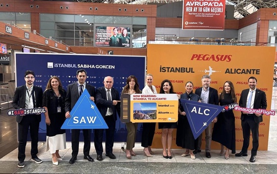 Pegasus'tan Yeni Avrupa Hattı: Alicante
