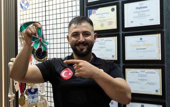 Yasin Şanal Asya Masaj Şampiyonu Oldu