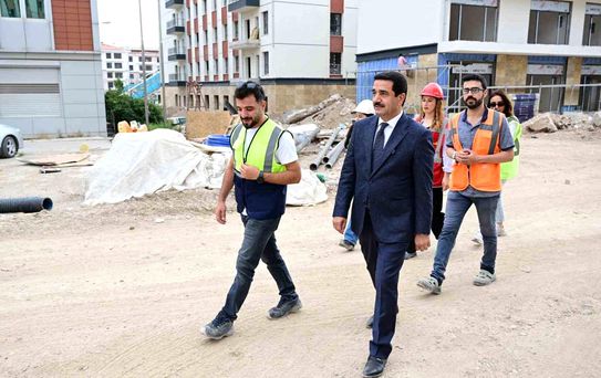 Başkan Taşkın rezerv alınanda incelemede bulundu