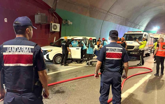 Osmangazi Tüneli'nde Acil Durum Tatbikatı
