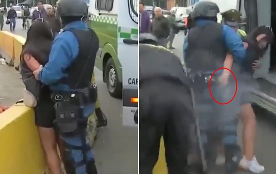 Canlı yayında büyük arbede! Polisin silahını kapıp kurşun yağdırdı
