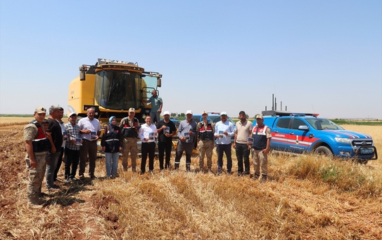 Kilis'te Dron ile Anız Yangını Denetimi