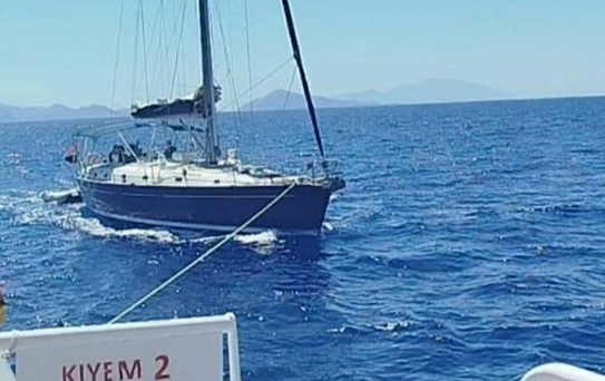 Marmaris'te Sürüklendi, Kurtarıldı
