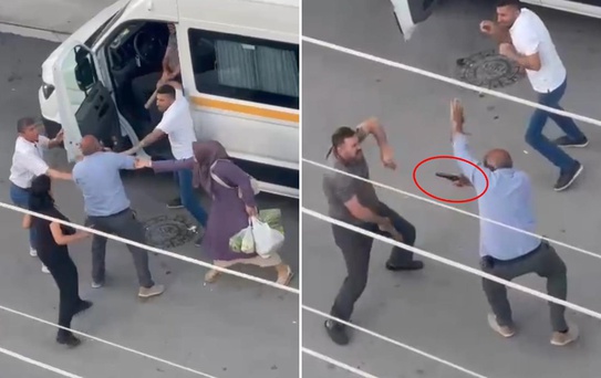 'Kadına laf atma' kavgasında ortalık savaş alanına döndü