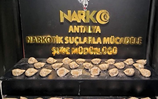 Antalya'da Eroin Operasyonu: 16.6 Kg Ele Geçirildi