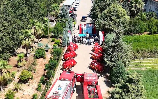 Vali Akkoyun: 'Yangınlara ilk müdahale için 50 su tankerini 10 ilçemize dağıtıyoruz'