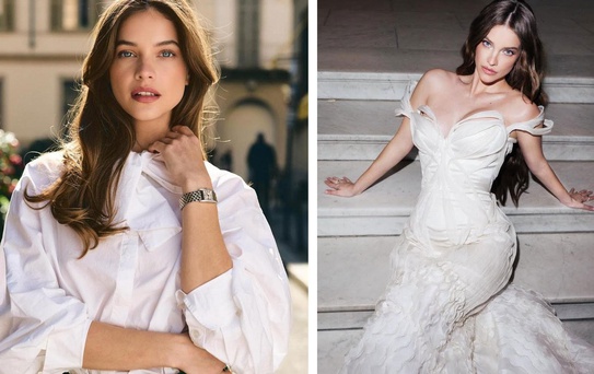 ABD-Türkiye maçına Barbara Palvin'in Türk taraftarla çekildiği fotoğraf damga vurdu