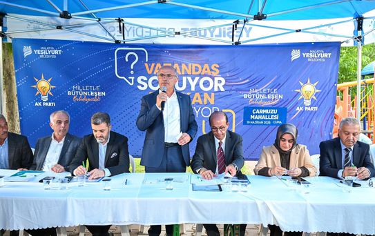 Başkan Sami Er Çarmuzuluların sorularını yanıtladı
