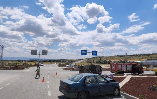 Çorum'da Trafik Kazası: 5 Yaralı