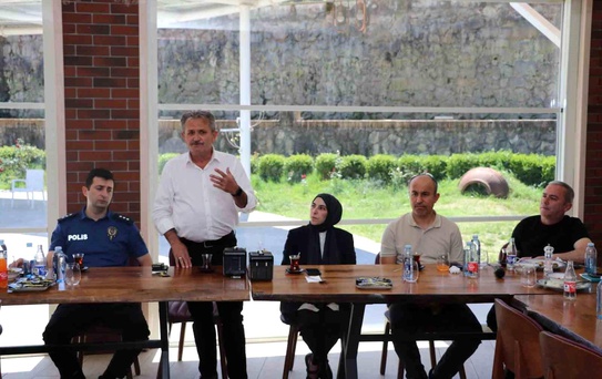 Kaymakamı Şendur'a veda etti